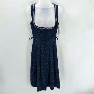 Trachtenhans Dirndl Dress Womens Austria Oktoberfest Navy Blue No Size- READ